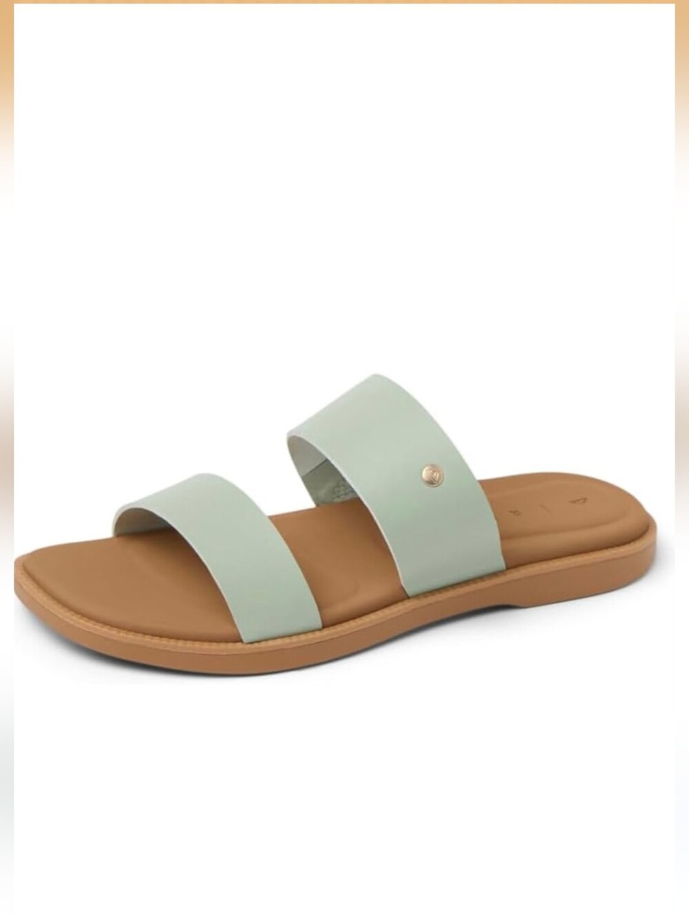 Reef Sunny Alusah Sandals Women’s Double Band Slide Sandals in Sage.